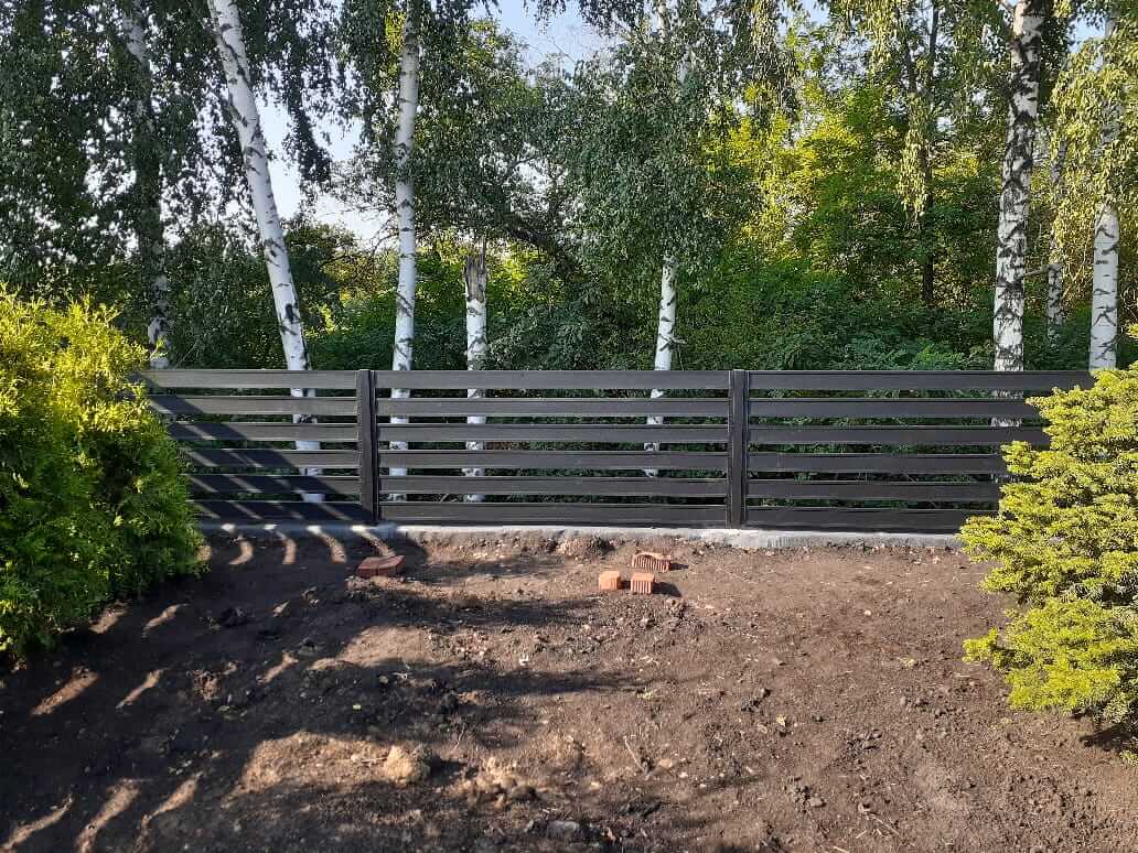 Забор-ранчо из металлопланкена 48м RAL9005 Черный МАТТЕ в Нижнем Новгороде